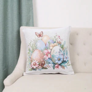 Dvipusis pagalvėles užvalkalas - Velykų margučiai