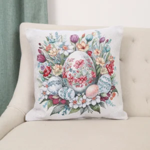 Dvipusis pagalvėles užvalkalas - Pavasario margučiai