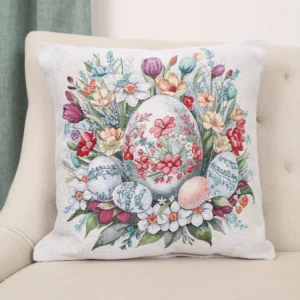 Dvipusis pagalvėles užvalkalas - Pavasario margučiai