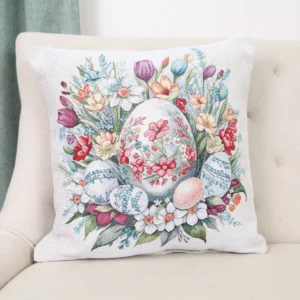 Dvipusis pagalvėles užvalkalas - Pavasario margučiai