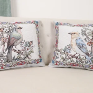 Dvipusė gobeleno pagalvėlė – Karališkasis sodas – žydėjimas