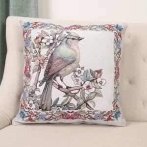 Dvipusė gobeleno pagalvėlė – Karališkasis sodas – žydėjimas