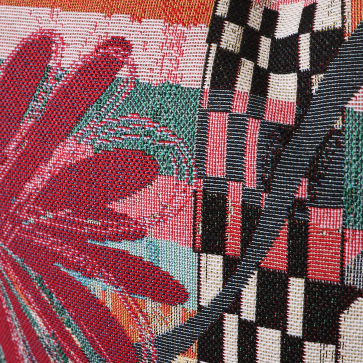 Dvipusė gobeleno pagalvėlė – Grafikos gėlės