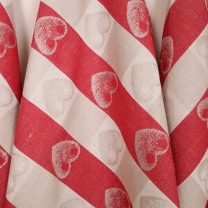 Virtuvinių rankšluosčių komplektas su dėžute - Širdelės