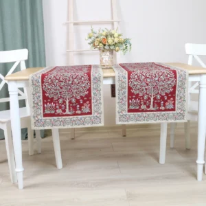 Stalo takelis - Baroko gėlės (bordo)