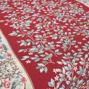 Stalo takelis - Baroko gėlės (bordo)