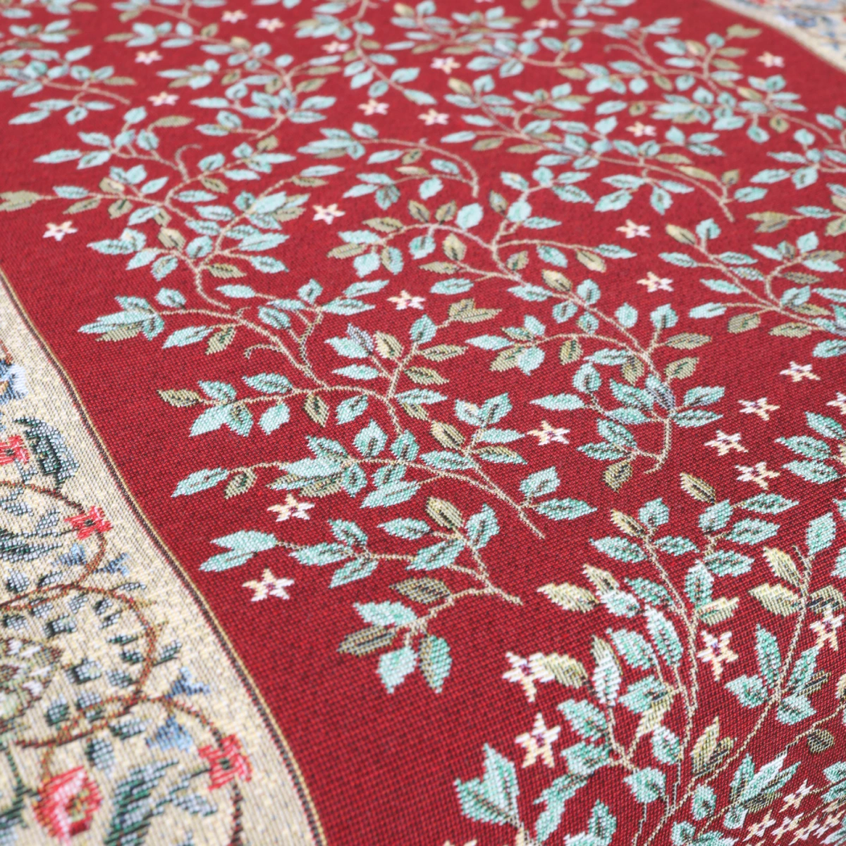 Stalo takelis - Baroko gėlės (bordo)