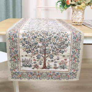 Stalo takelis - Baroko gėlės (šviesi)