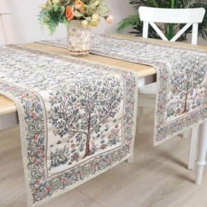 Stalo takelis - Baroko gėlės (šviesi)