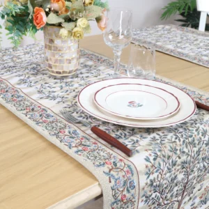 Stalo takelis - Baroko gėlės (šviesi)