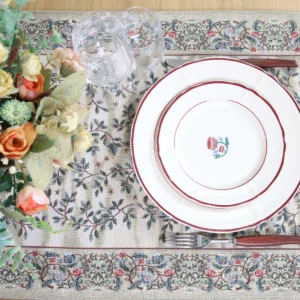 Stalo takelis - Baroko gėlės (šviesi)