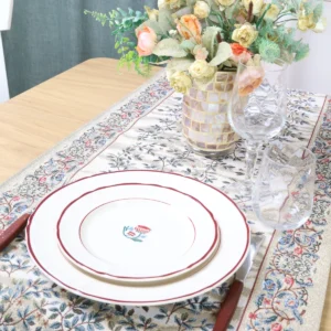 Stalo takelis - Baroko gėlės (šviesi)