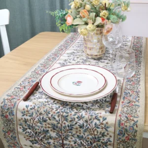 Stalo takelis - Baroko gėlės (šviesi)