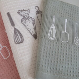 Virtuvinių rankšluosčių komplektas su dėžute - Virtuvė