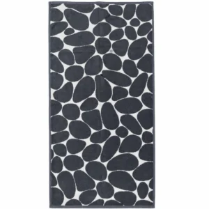 Pilkas lininis rankšluostis - Akmenėliai