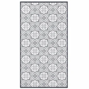 Pilkas lininis rankšluostis - Tautiški ornamentai